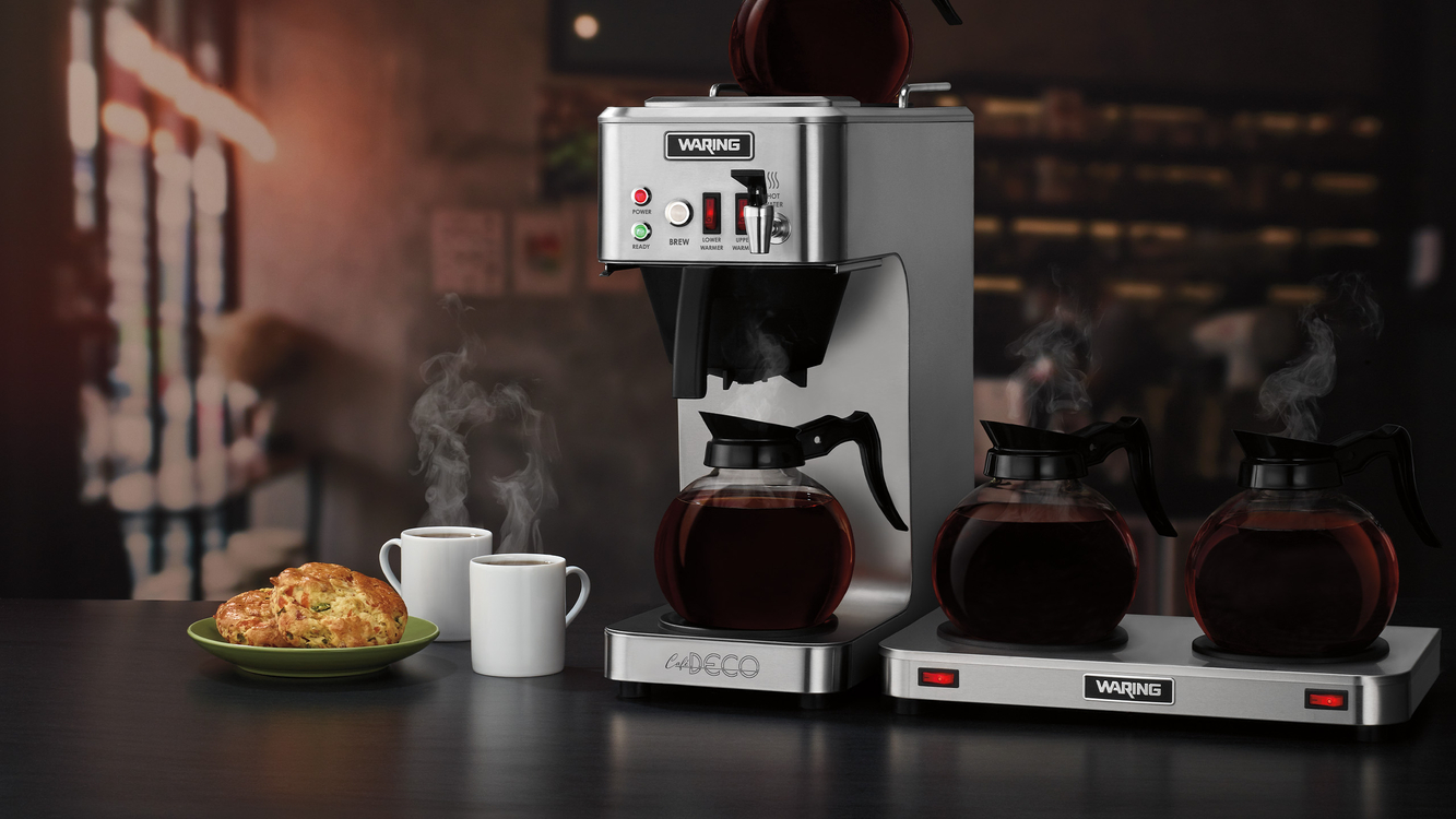 Coffee brewer on counter | Waring