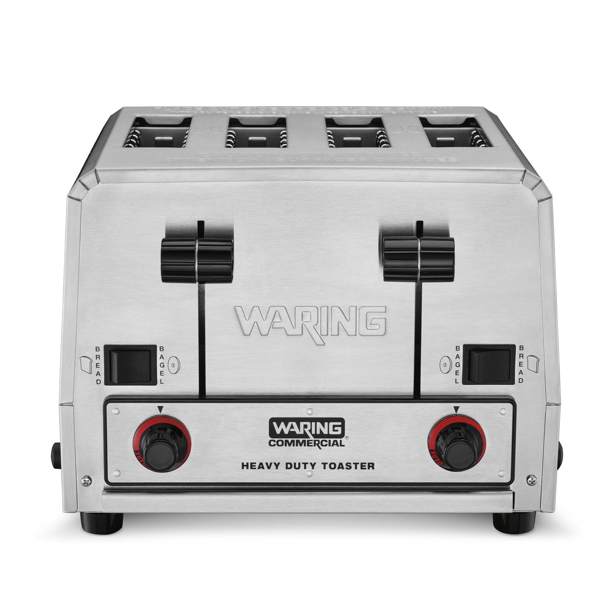 Heavy-Duty 4-Slot Switchable Bread and Bagel Toaster, 240 Volt
