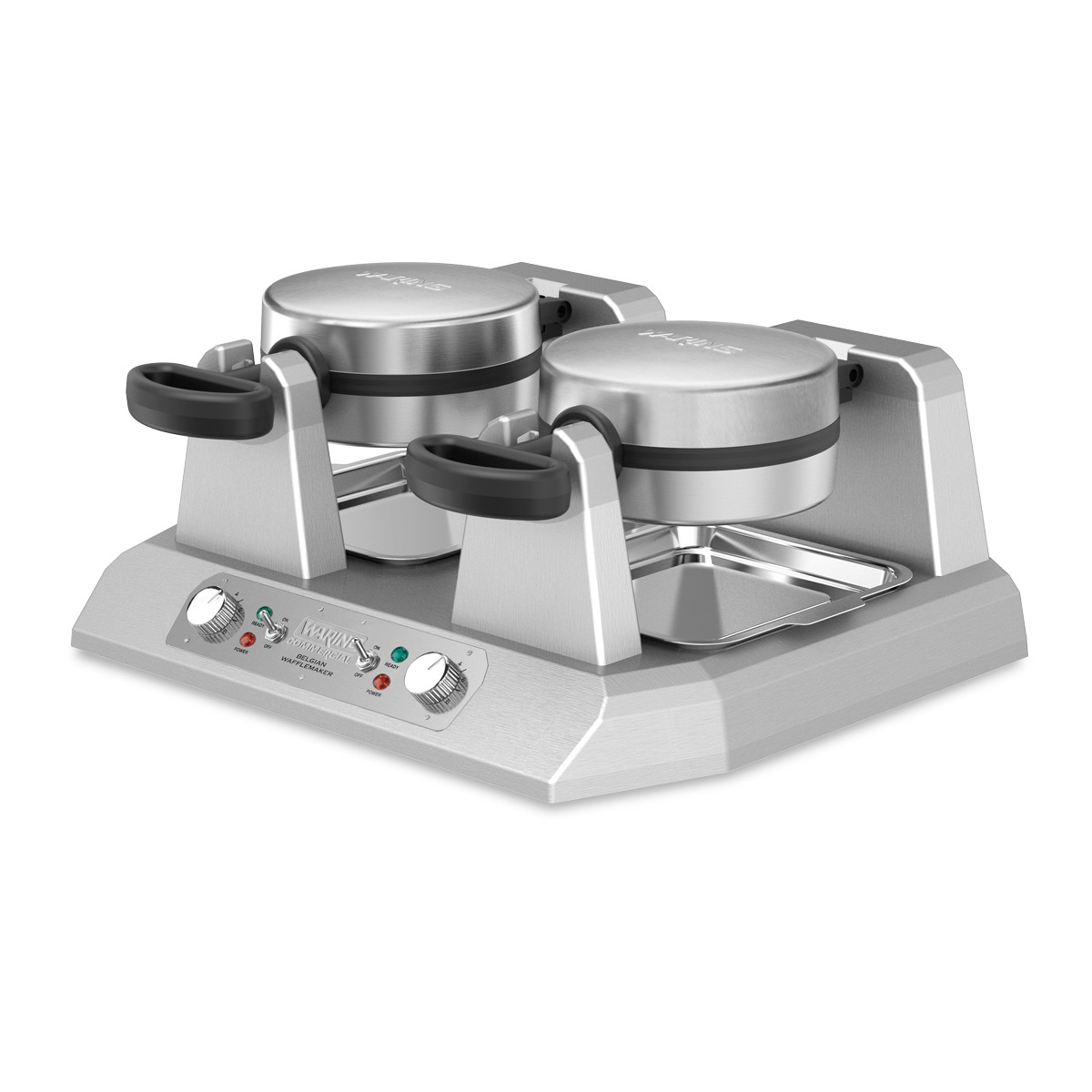 Side-by-Side Single Belgian Waffle Maker, 208 Volt