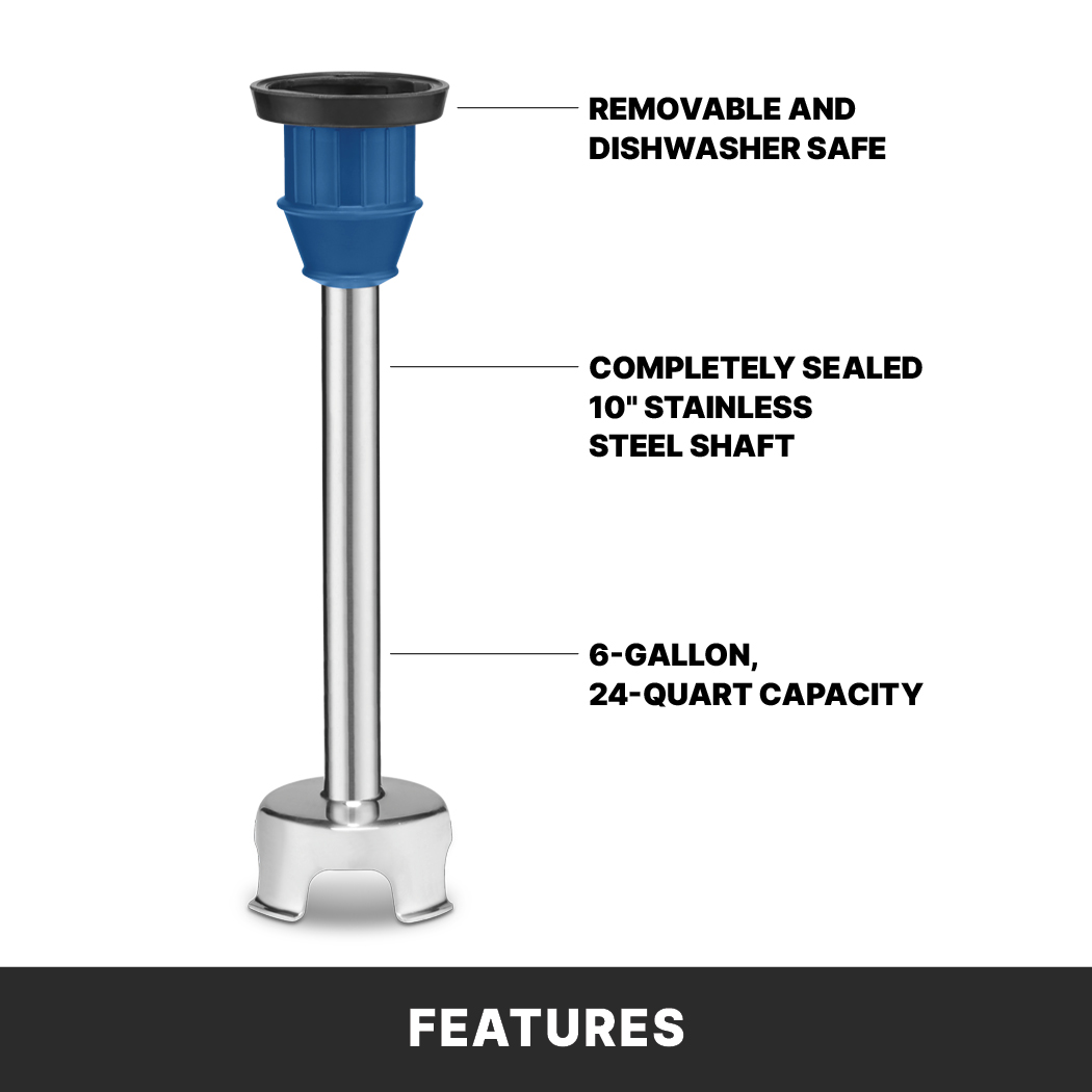 10" Medium-Duty Quik Stik Plus Immersion Blender