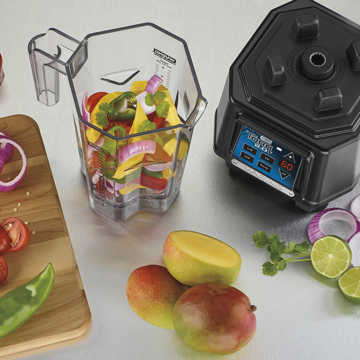 Torq 2.0 Blender with Electronic Touchpad Controls and Timer and 64 oz. Copolyester Jar