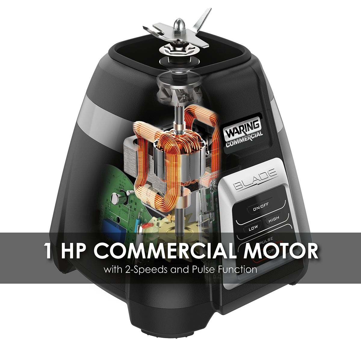 Blade Blender with Electronic Touchpad Control