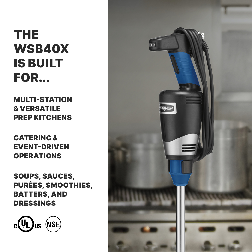 10" Medium-Duty Quik Stik Plus Immersion Blender