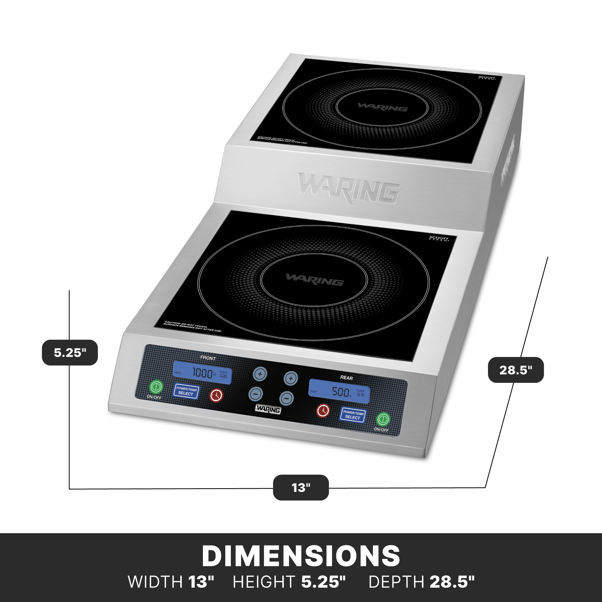 Step-Up Double Induction Range
