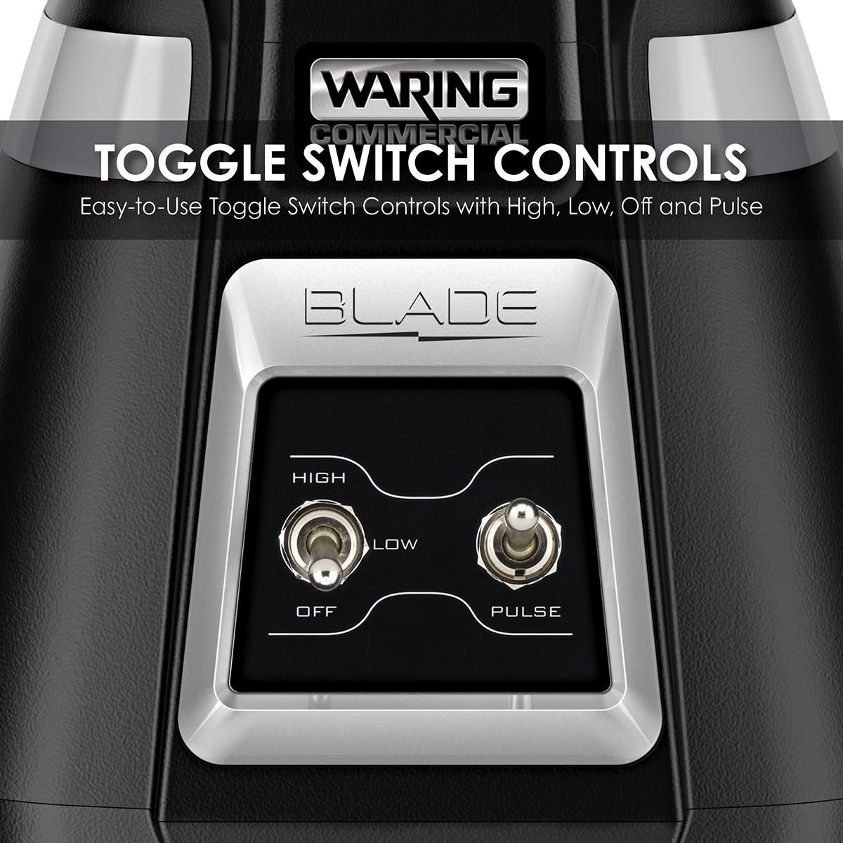 Blade Blender with Toggle Switch and Stainless Steel Container