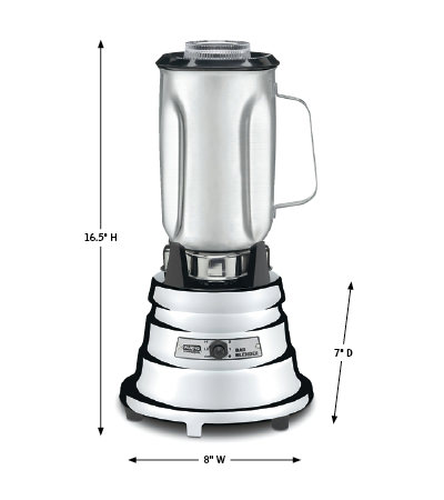 Discontinued Chrome Bar Blender (BB900S) | 32oz, Stainless
