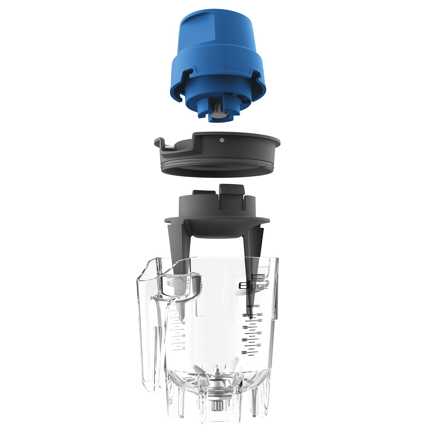 32 oz. Ellipse Copolyester Container with Drive Assembly (for MXE2000 Ellipse Blending System)