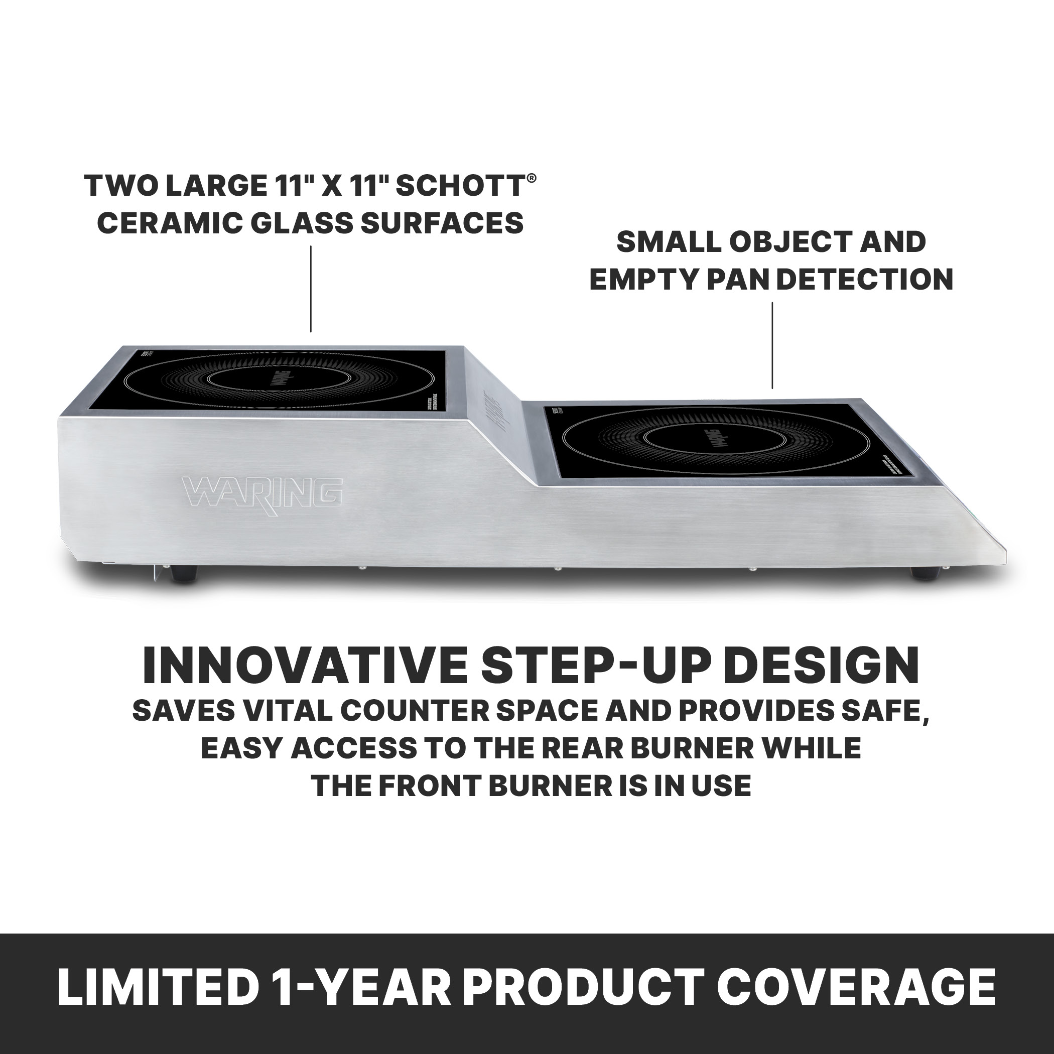 Step-Up Double Induction Range