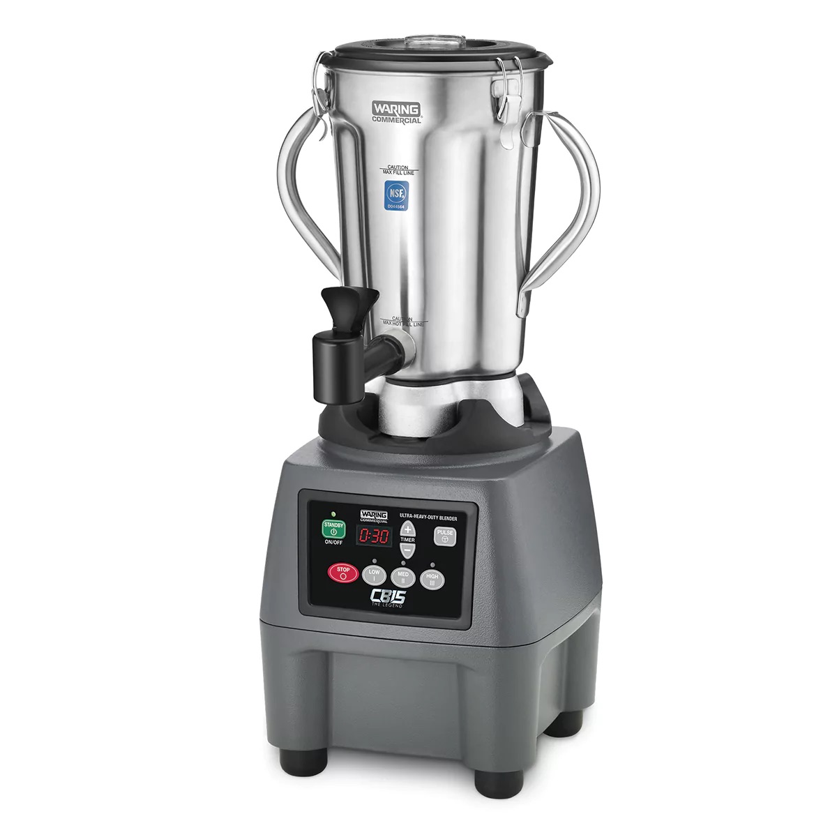 The Legend One-Gallon Food Blender with Spigot and Timer