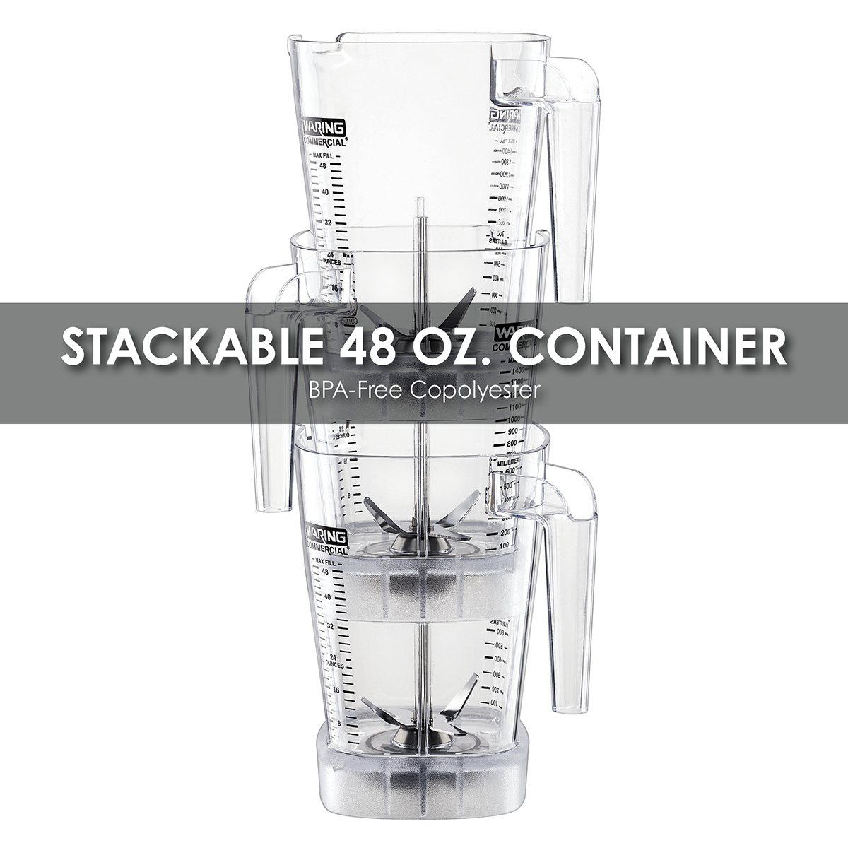 Xtreme Blender with Paddle Switches and 48 oz. Copolyester Container