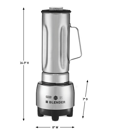 Half-Gallon Food Blender with Stainless-Steel Container &ndash; Made in the USA* image number 0