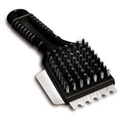 Heavy-Duty Grill Brush with Scraper for Panini Grills & Pizza Ovens