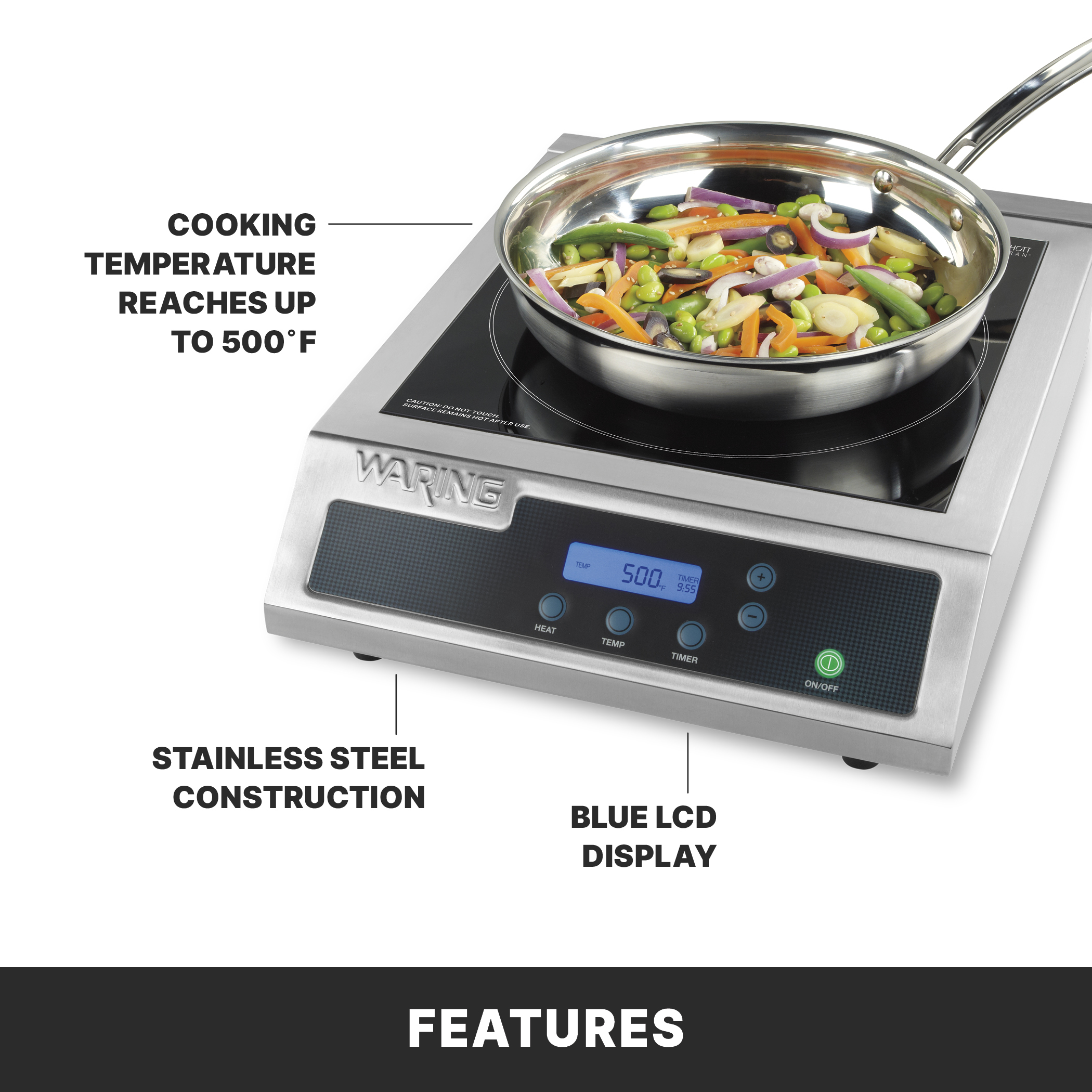 Heavy-Duty Single Induction Range