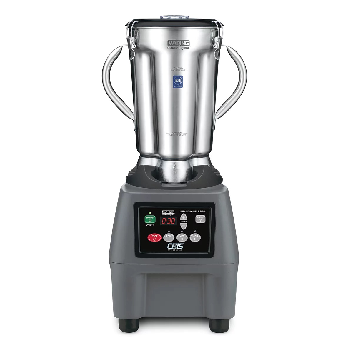 The Legend One-Gallon Food Blender with Electronic Keypad and Timer