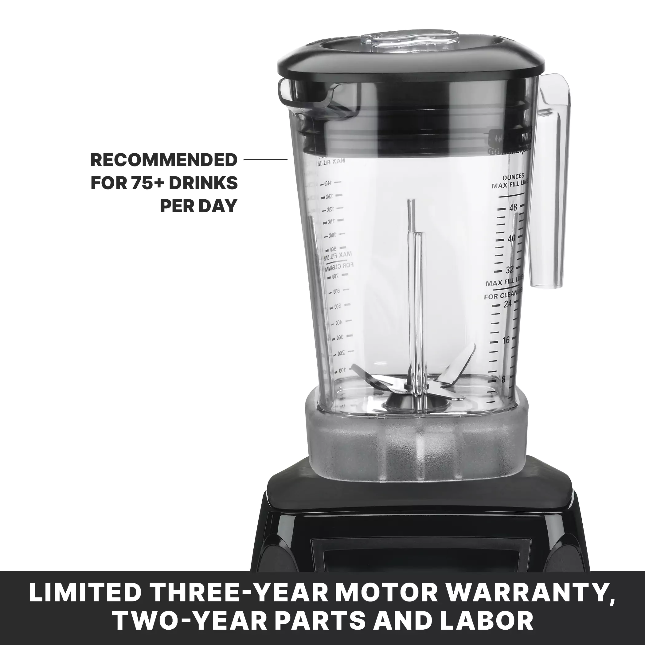 Frullatore Professionale Waring Xtreme Hi-Power MX1000XTXEK, 3.5HP, Caraffa 2L