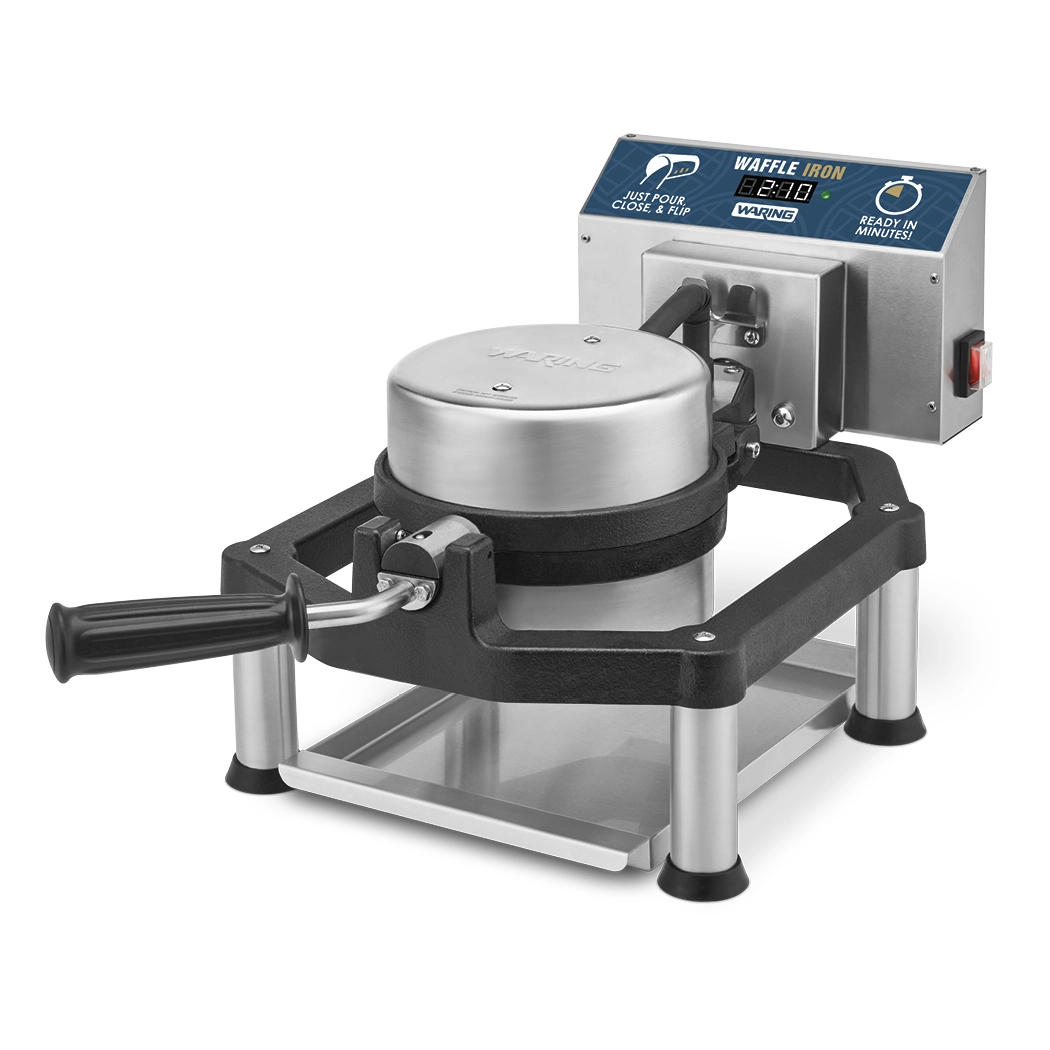 Heavy-Duty Cast-Iron Belgian Waffle Maker