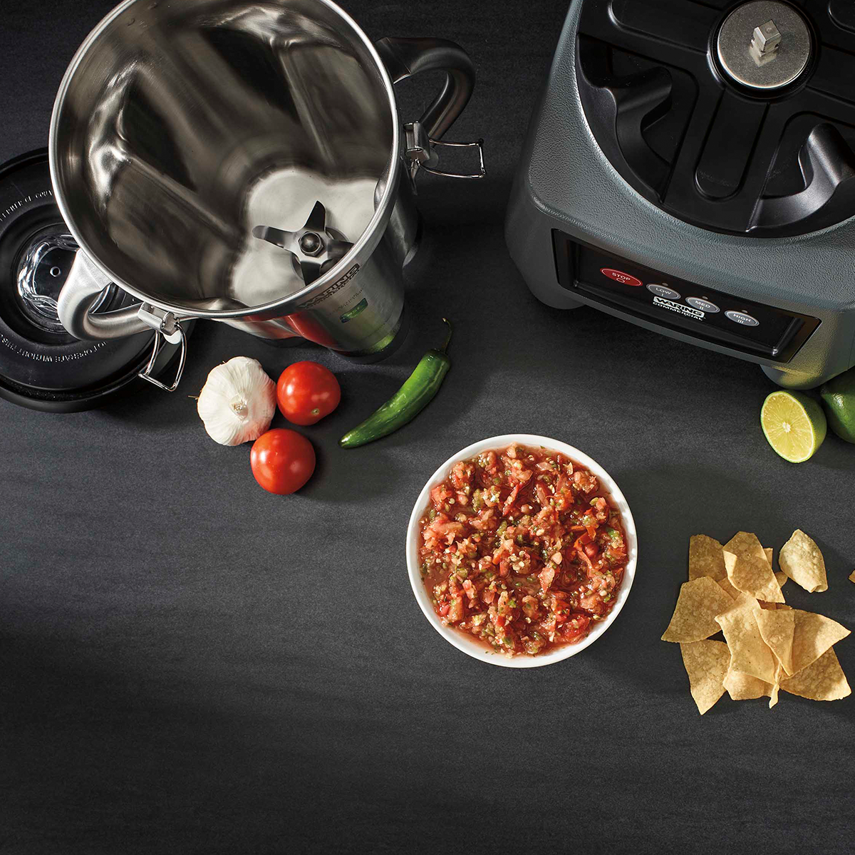 The Legend One-Gallon Food Blender with Electronic Keypad