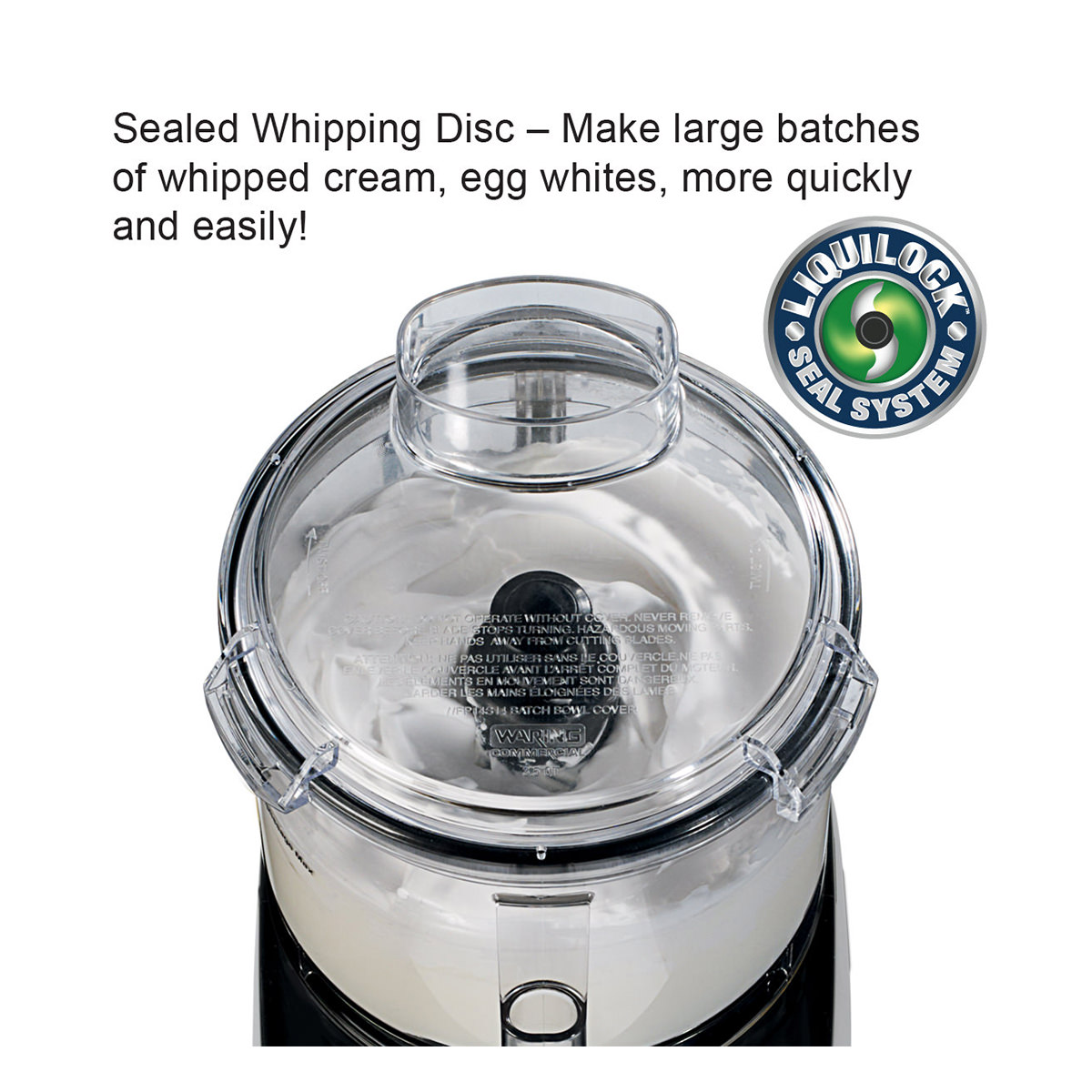 2.5-Quart Food Processor with Flat Lid