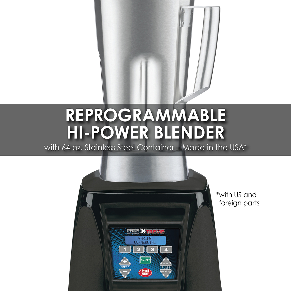 Xtreme Programmable Blender with 64 oz. Stainless Steel Container