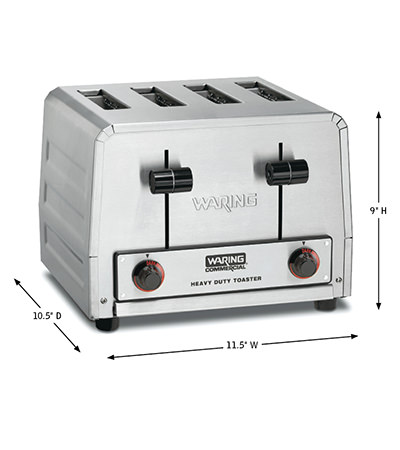 Heavy-Duty 4-Slot Toaster, 2200 Watts image number 0