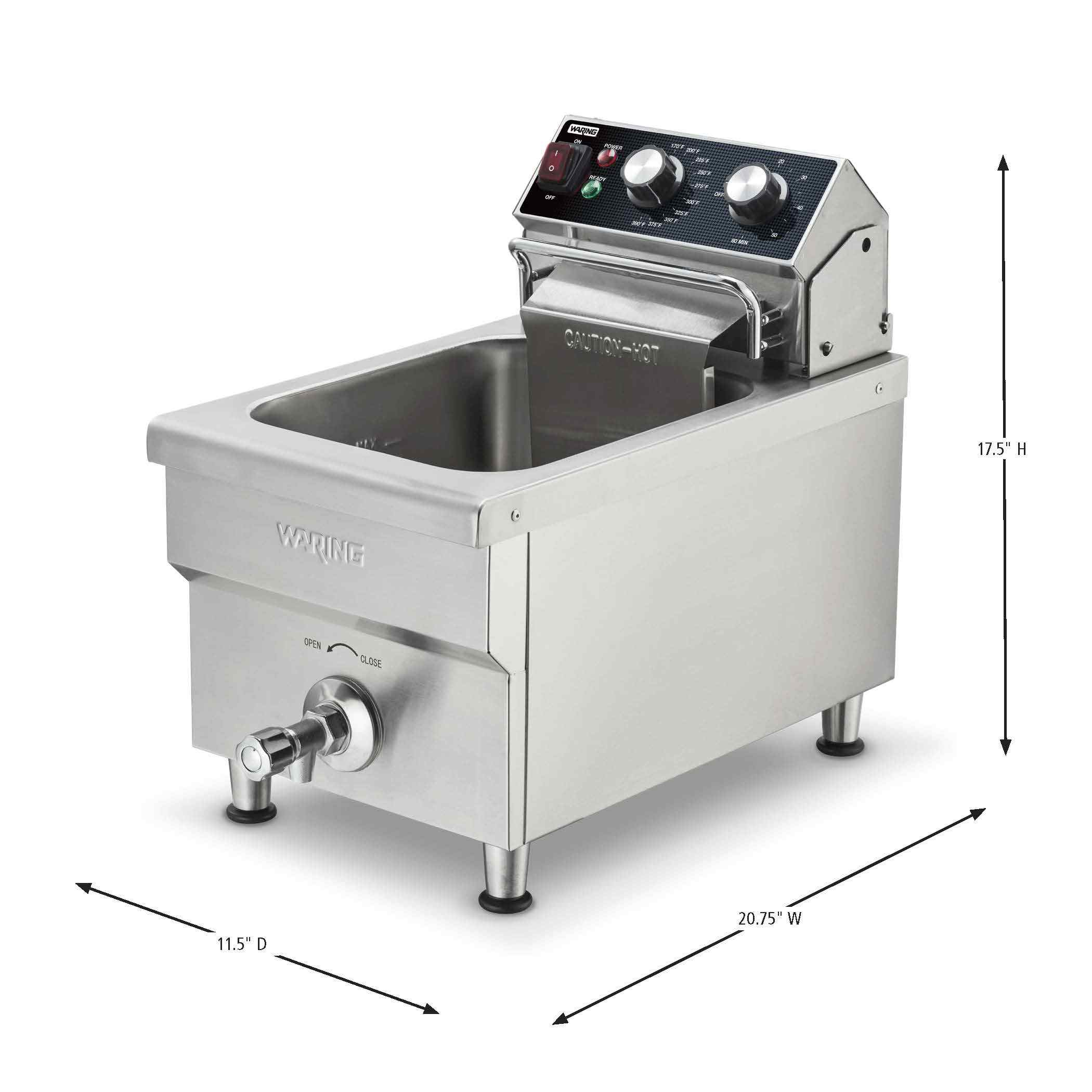 10 lb. Heavy-Duty Deep Fryer image number 0