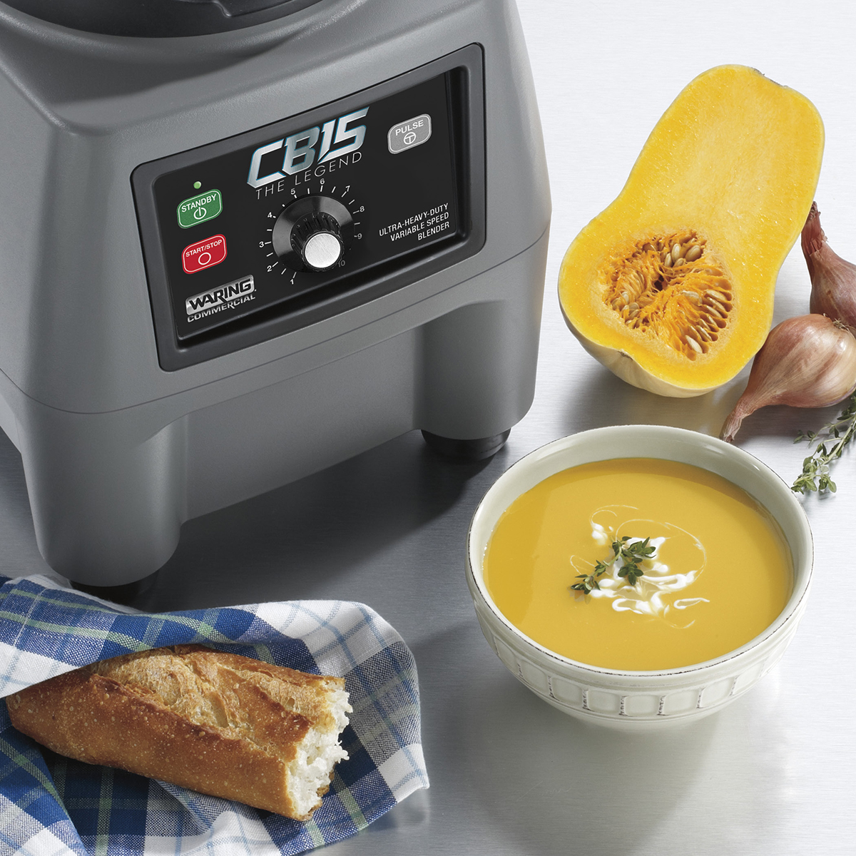 The Legend One-Gallon Food Blender with Variable Speed and Spigot
