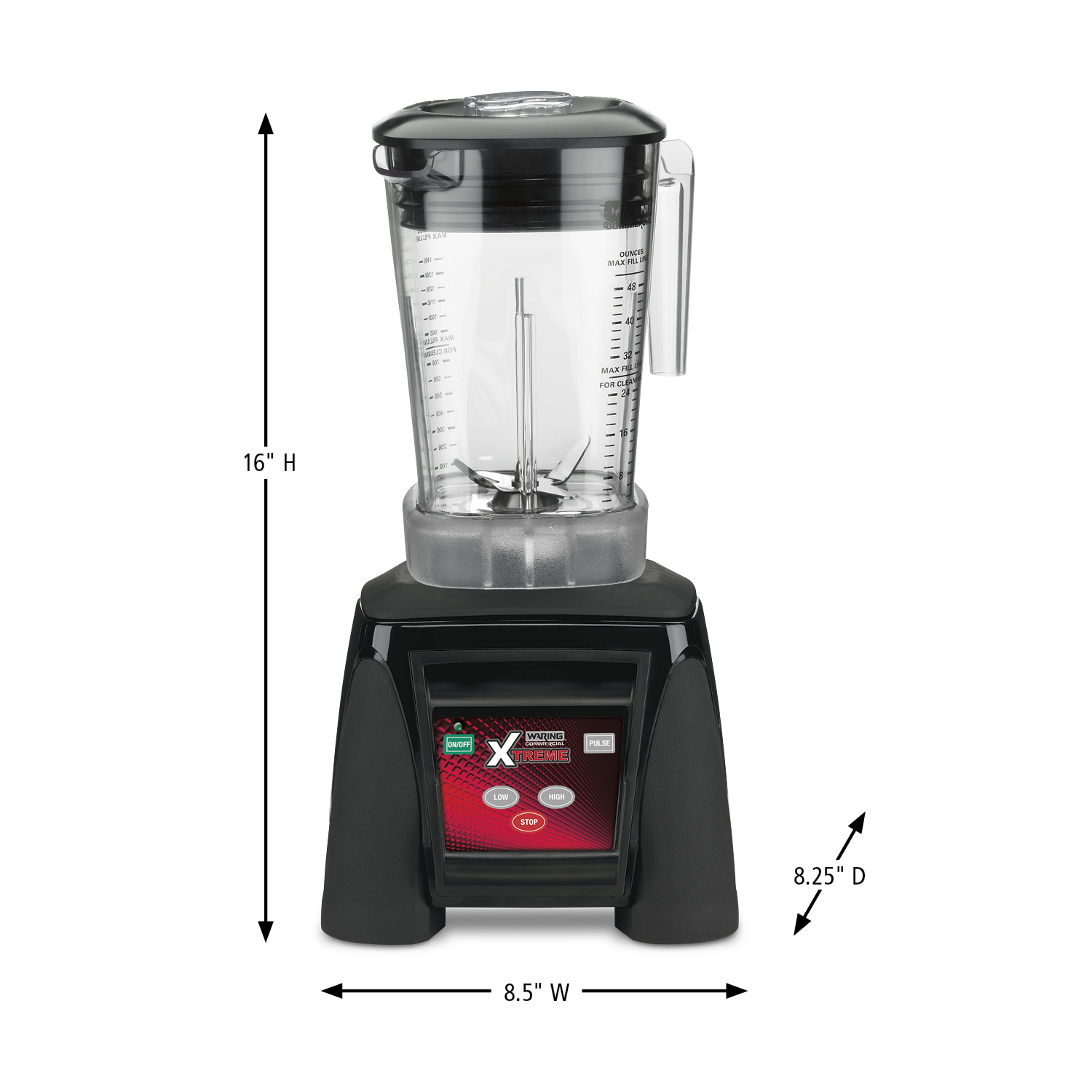 Xtreme Blender with Electronic Keypad and 48 oz. Copolyester Container image number 0