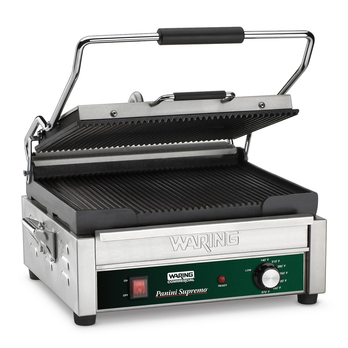 Ribbed Panini Grill, 14.5" x 11", 208 Volt