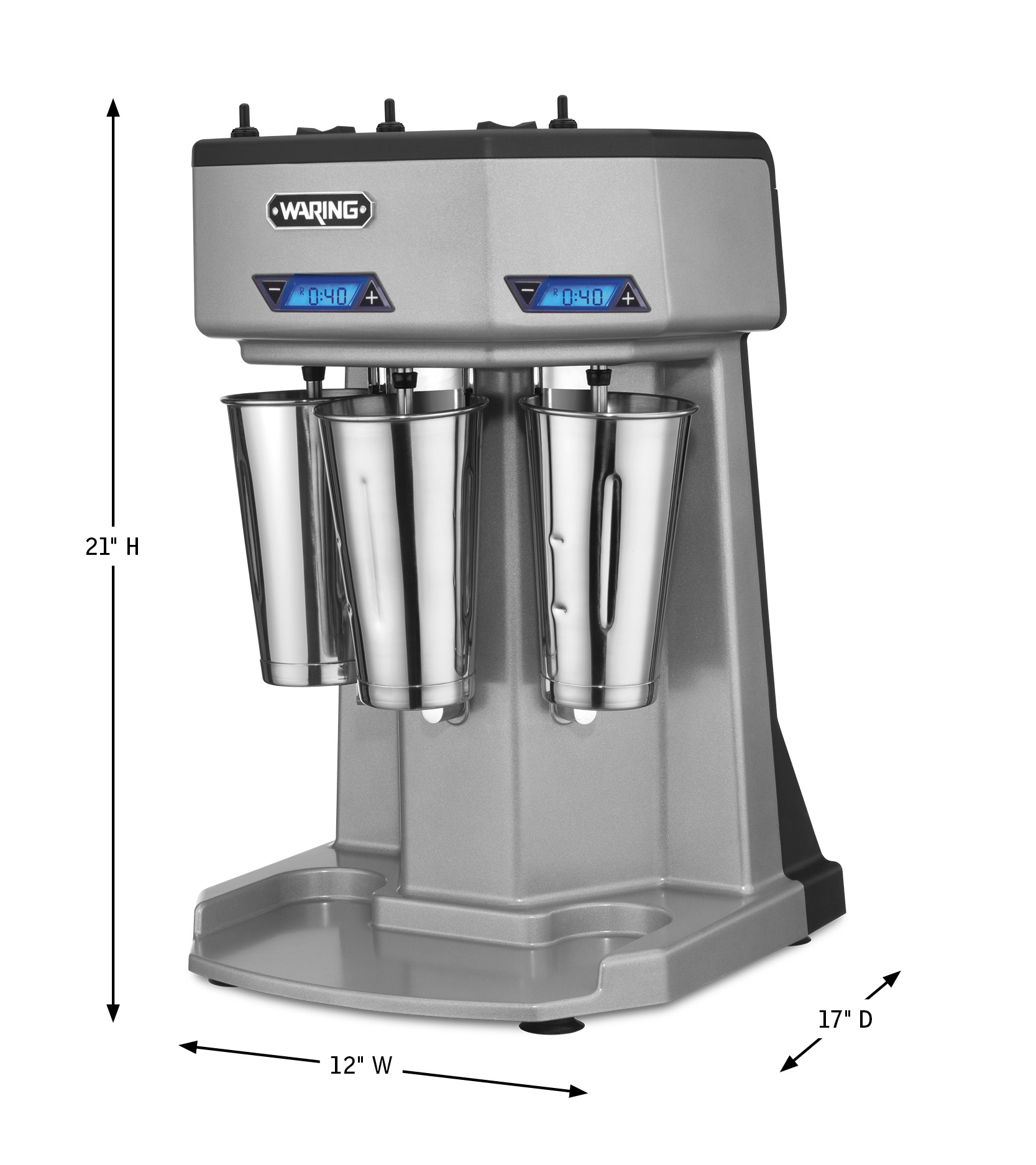 Heavy-Duty Blenders Triple-Spindle Drink Mixers with Timer image number 0