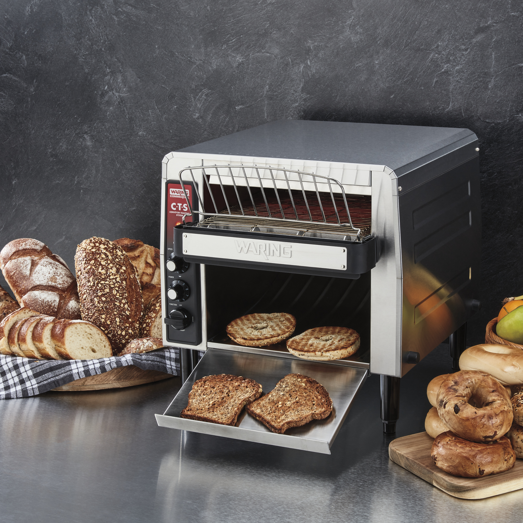 Conveyor Toaster with Power Control and Belt Speed Control, 208 Volt