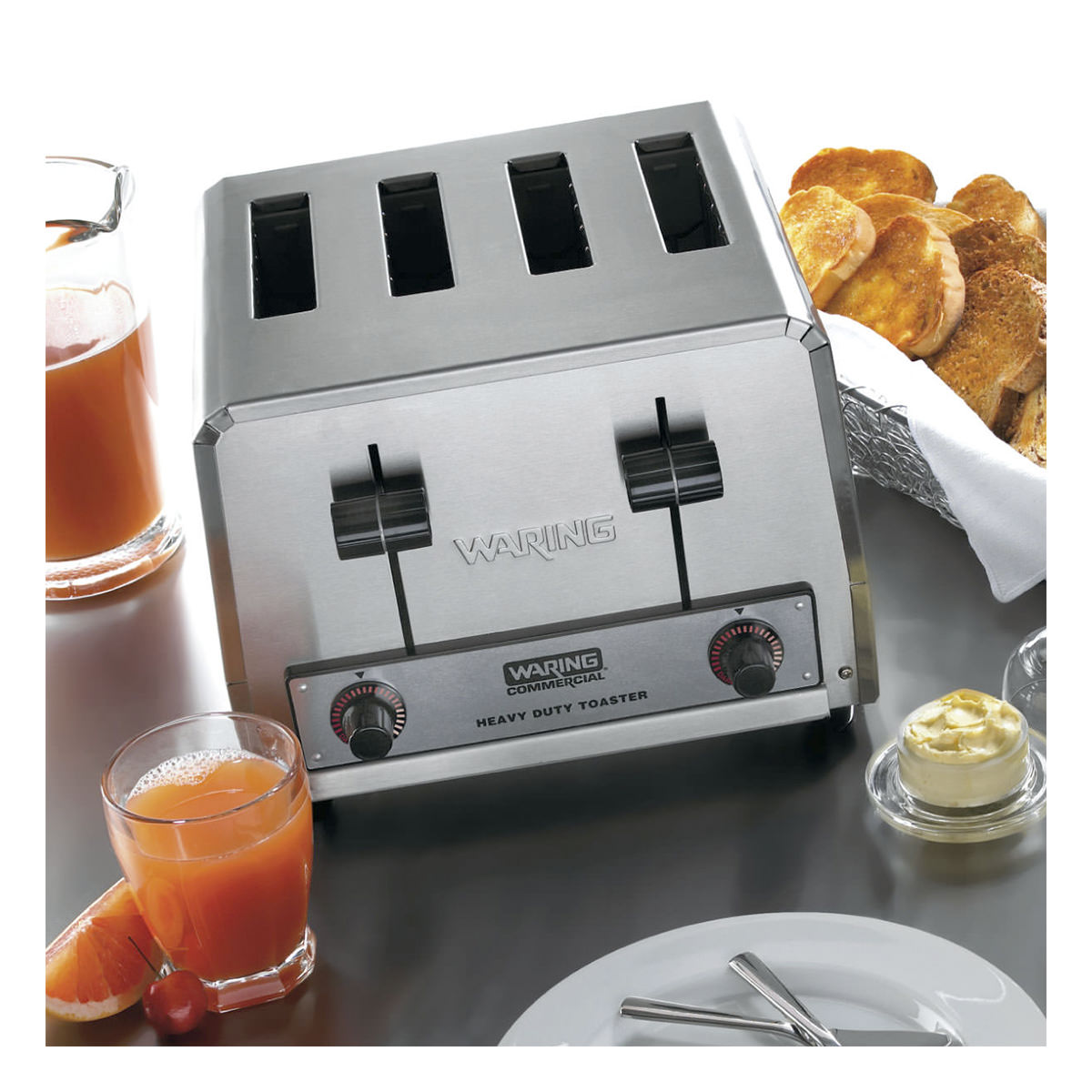 Heavy-Duty 4-Slot Toaster