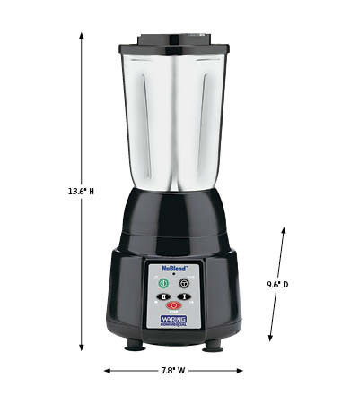 NuBlend&reg; 3/4 HP Blender with 32 oz Stainless-Steel Container &ndash; Made in the USA* image number 0