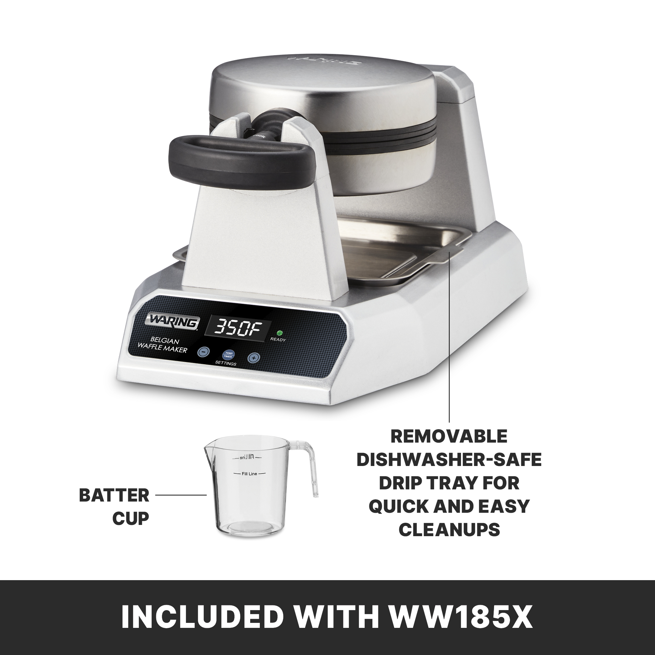 Single Belgian Waffle Maker