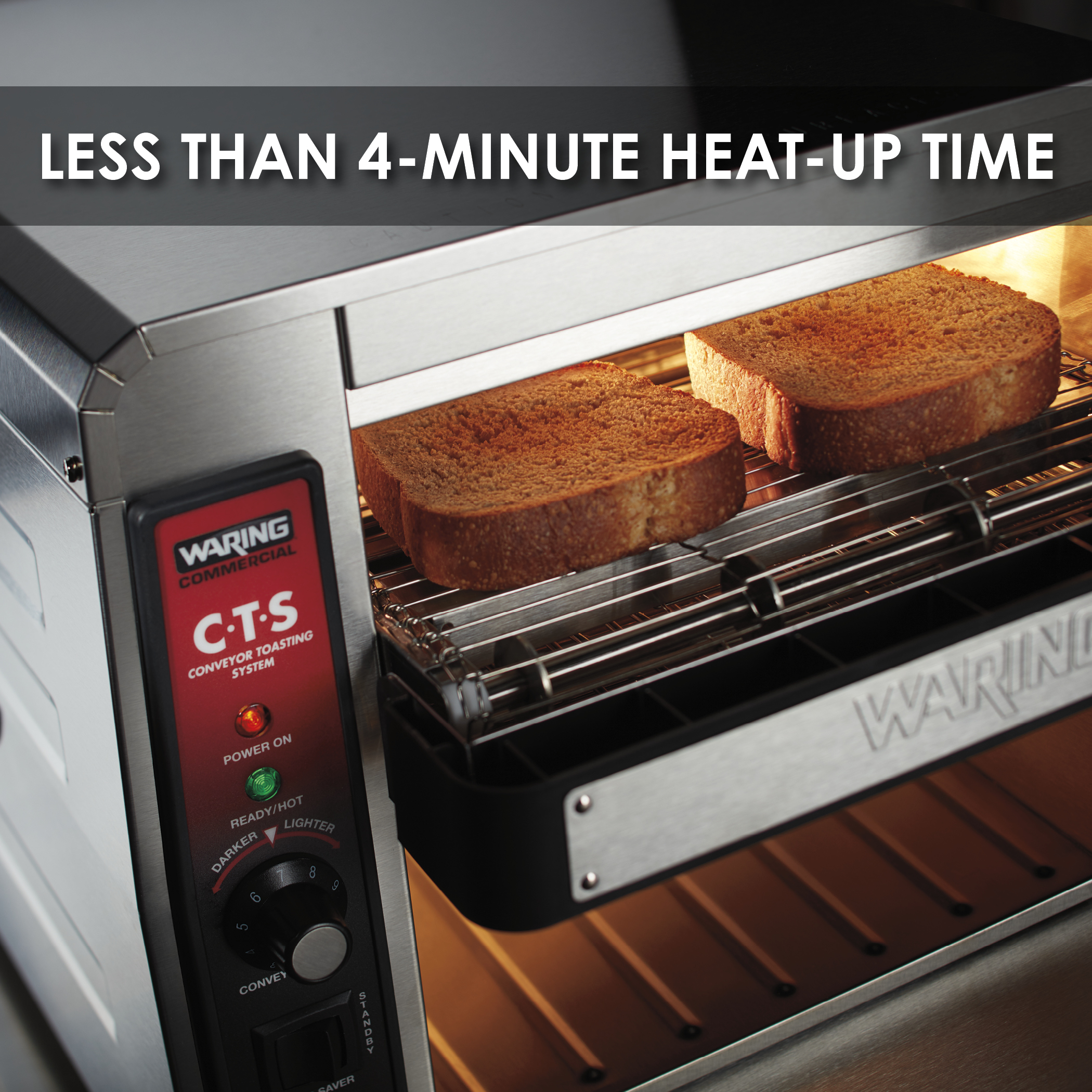 Conveyor Toaster with Power Control and Belt Speed Control, 208 Volt