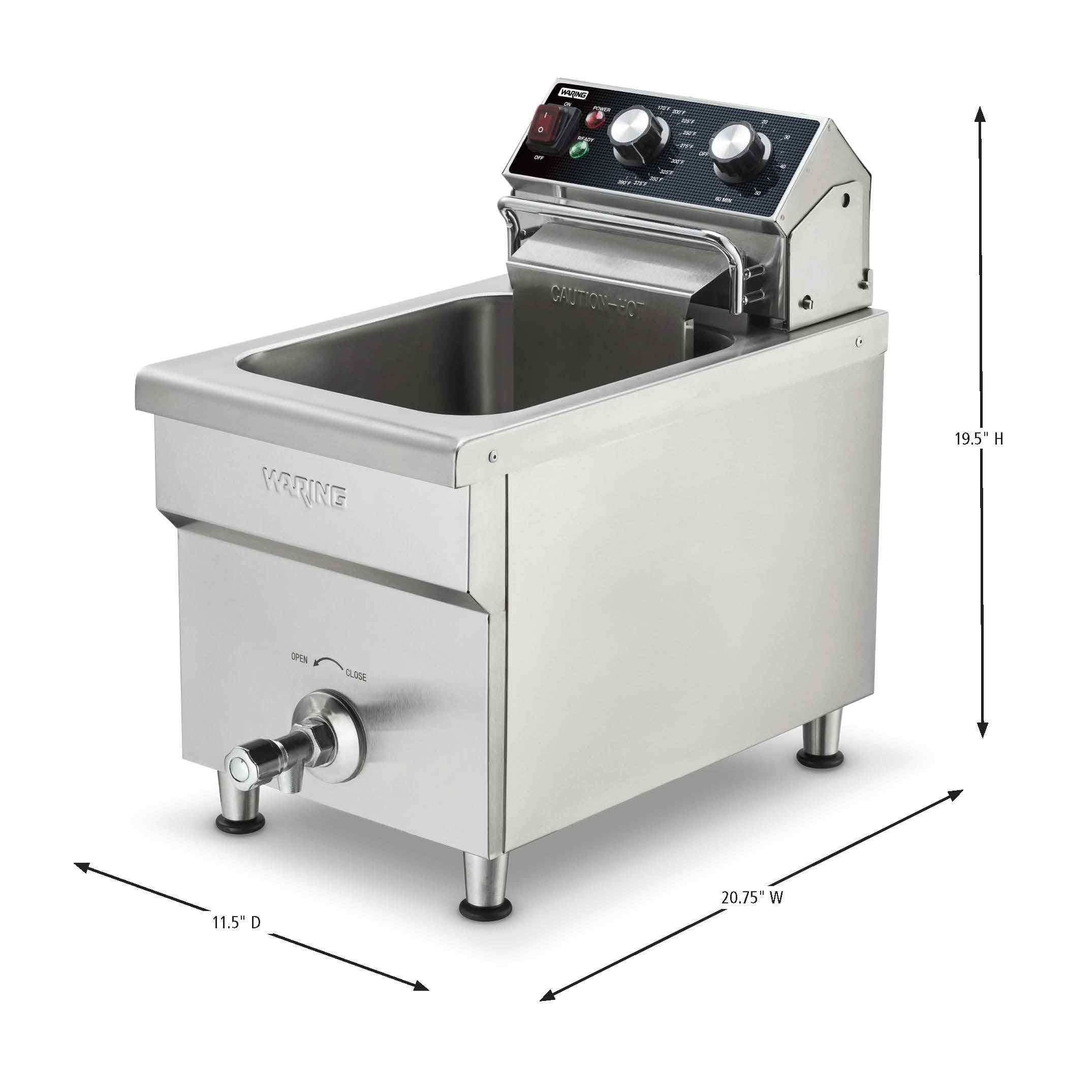 15 lb. Heavy-Duty Deep Fryer image number 0
