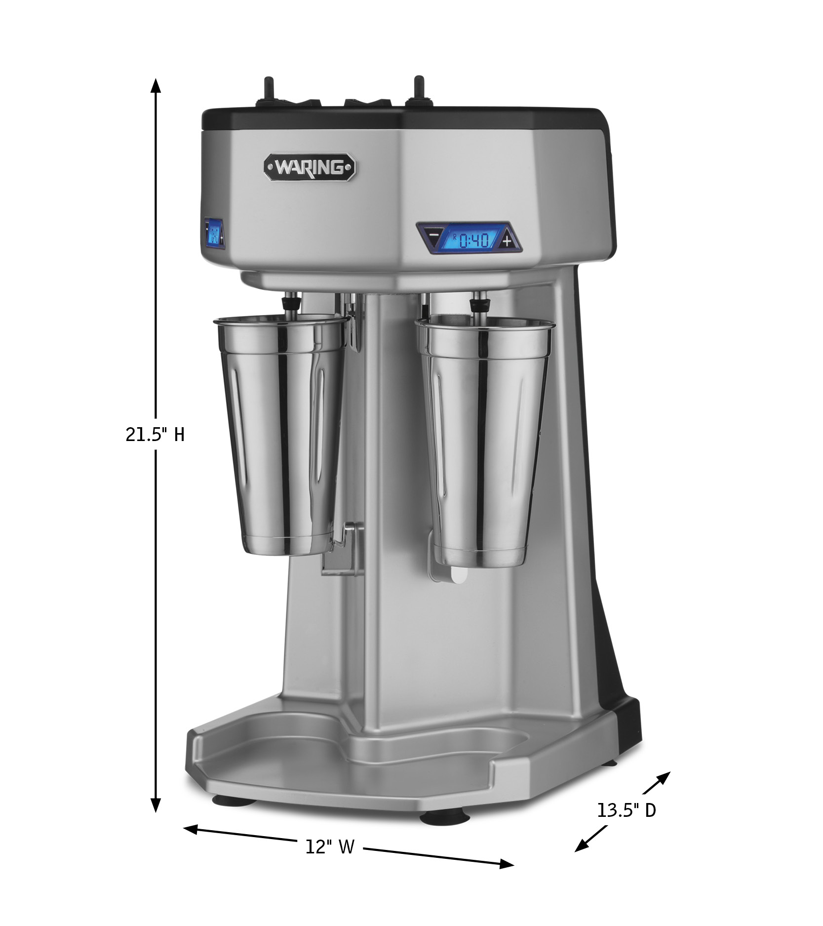 Heavy-Duty Blenders Double-Spindle Drink Mixers with Timer image number 0