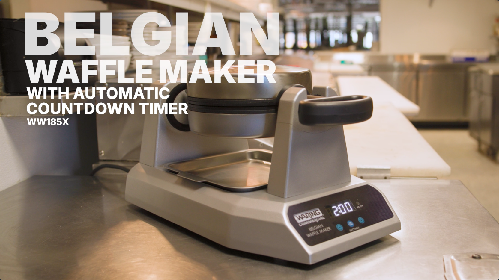 Single Belgian Waffle Maker