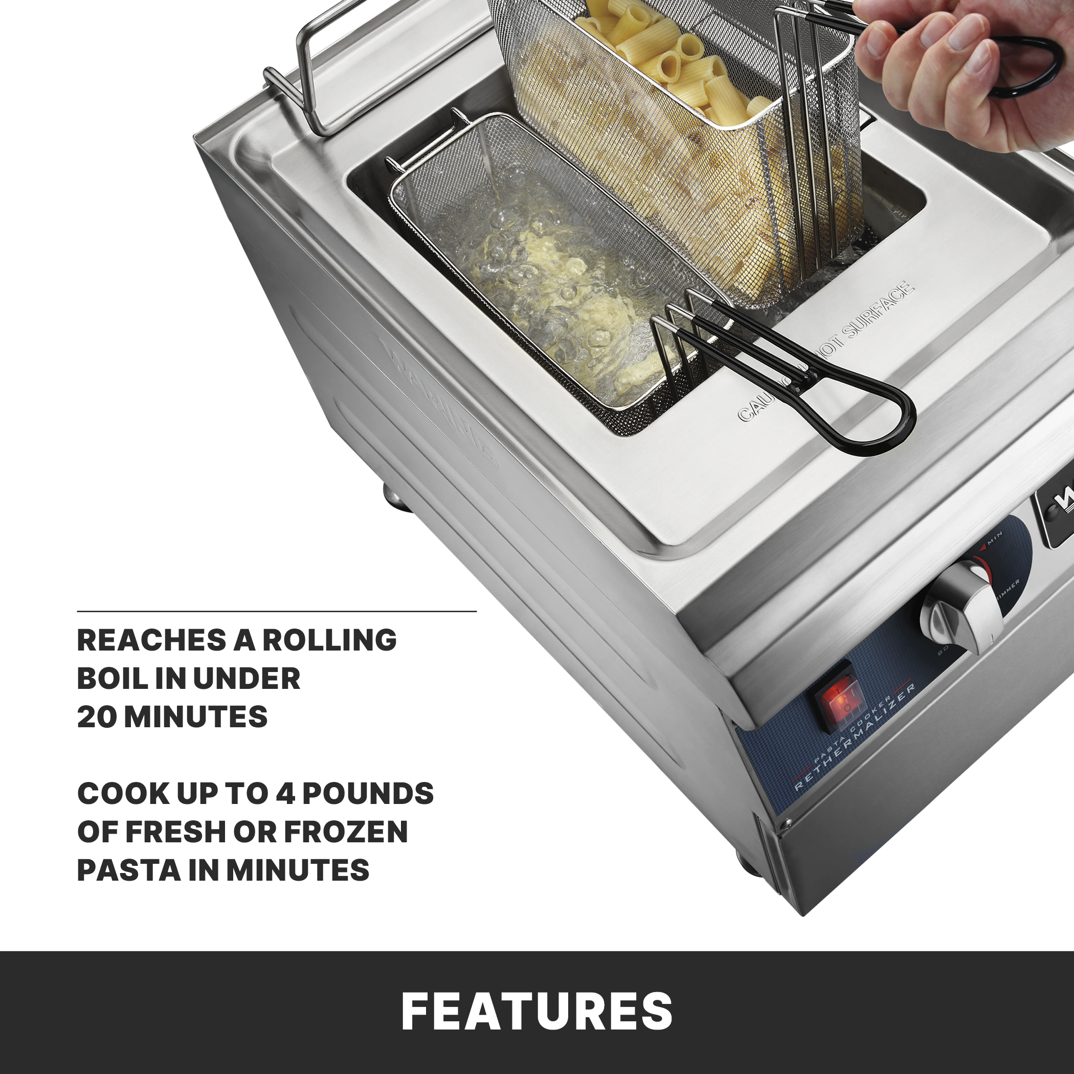 Pasta Cooker/Re-Thermalizer | Waring