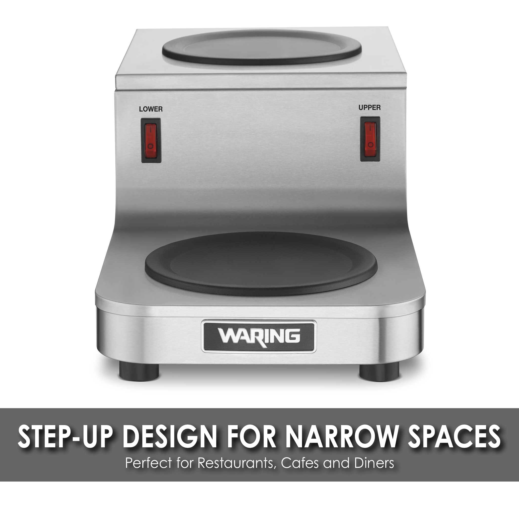 Step-Up, Double Coffee Warmer
