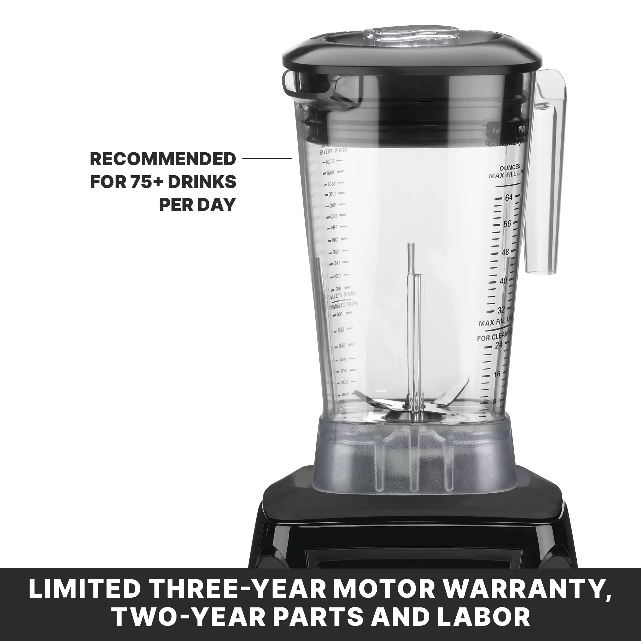 Hi-Power Blender | 64oz Copolyester | Waring
