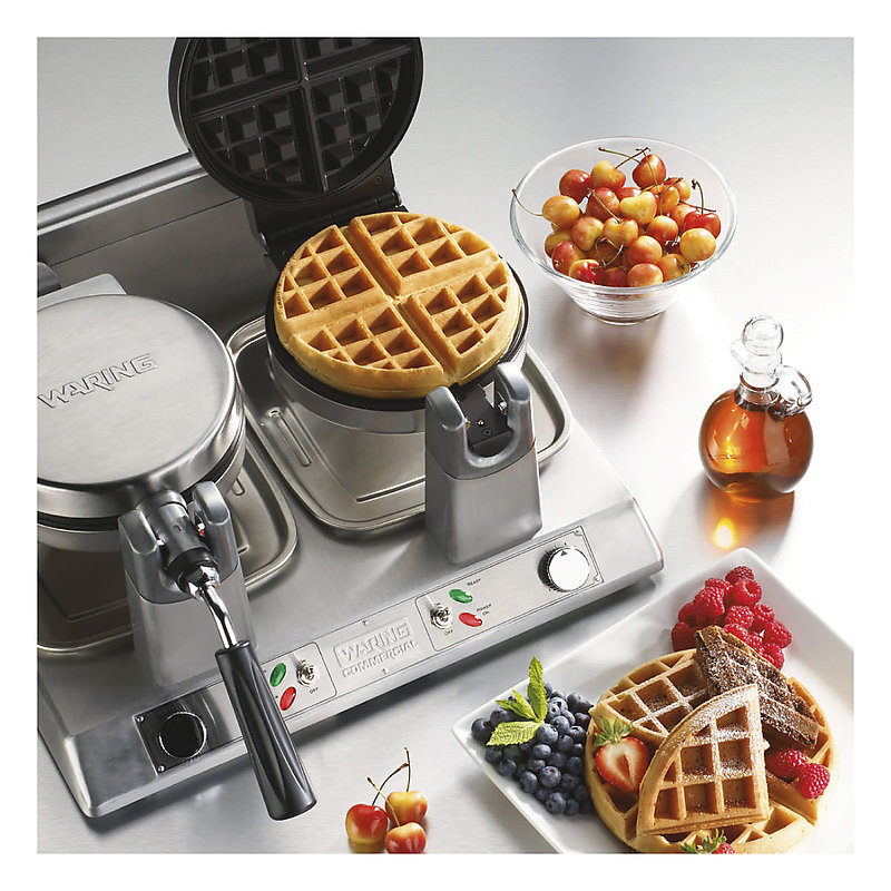 Double Side-By-Side Belgian Waffle Maker &ndash; 208V 2700W