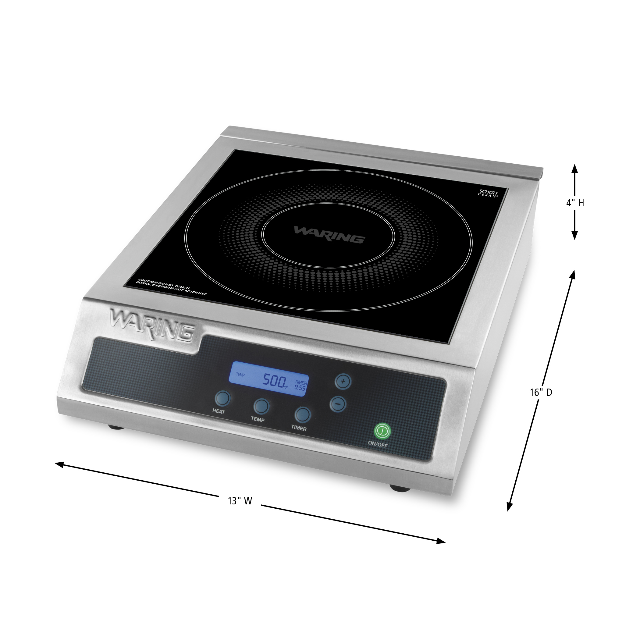 Commercial Induction Range - 120V, 1800W | Waring
