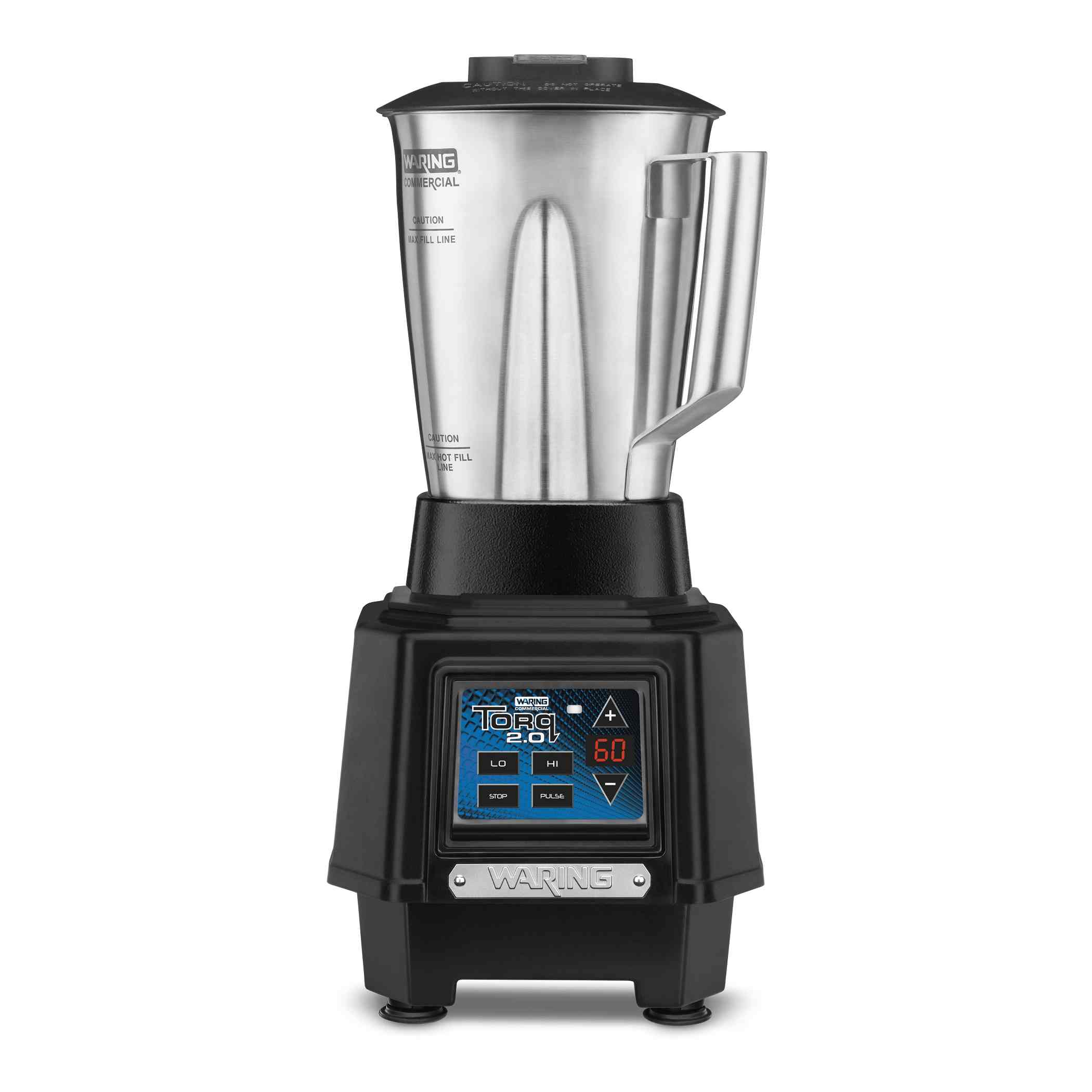 Torq 2.0 Commercial Blender | 48oz, Stainless Steel, Speed Dial 