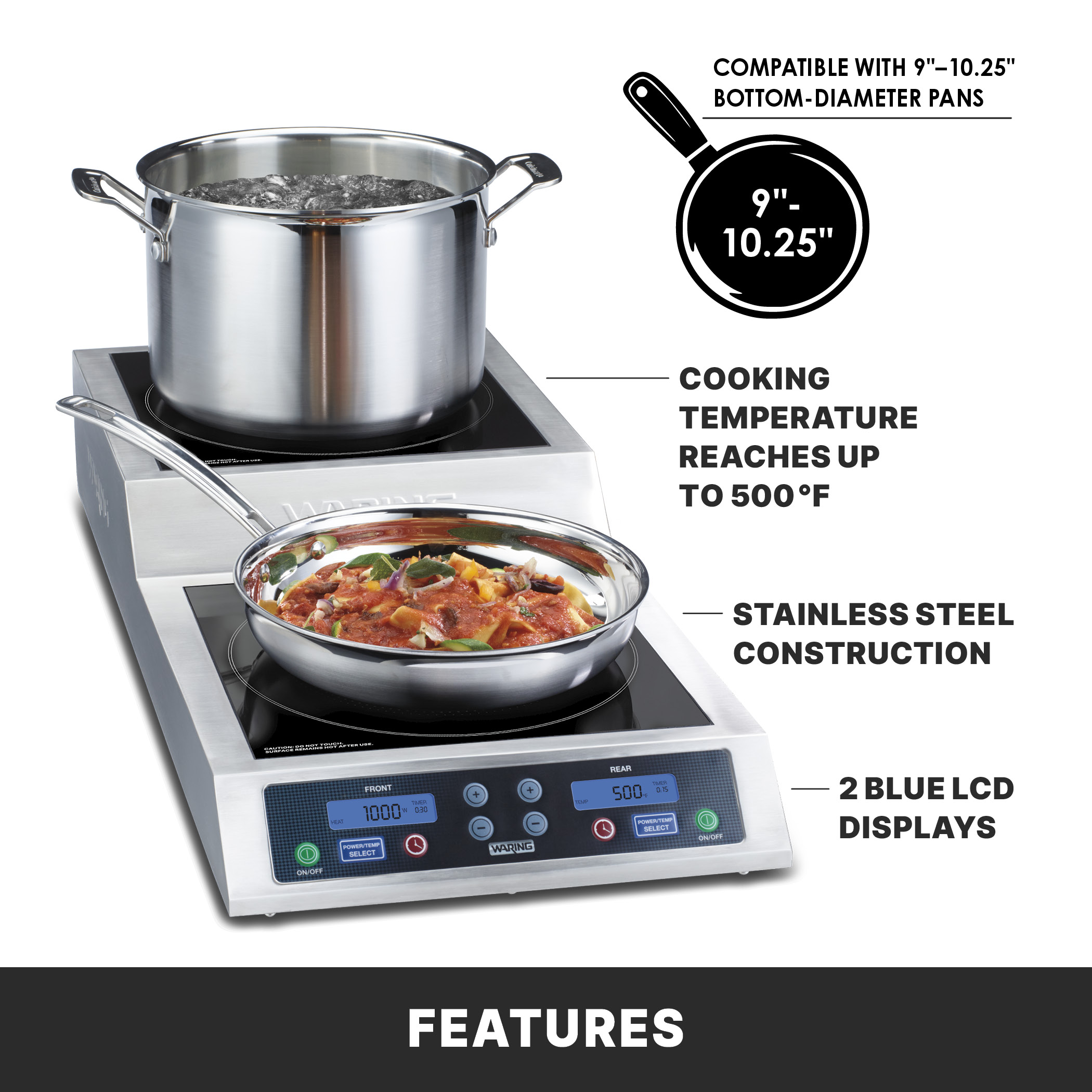 Step-Up Double Induction Range