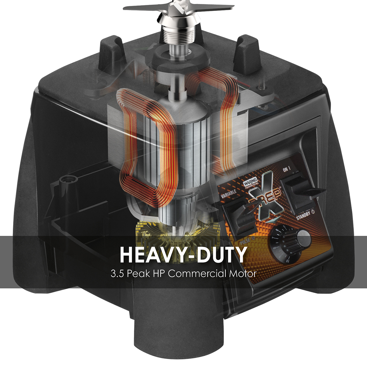 XPREP Commercial High Power Blender (MX1200XTX) 64oz Waring