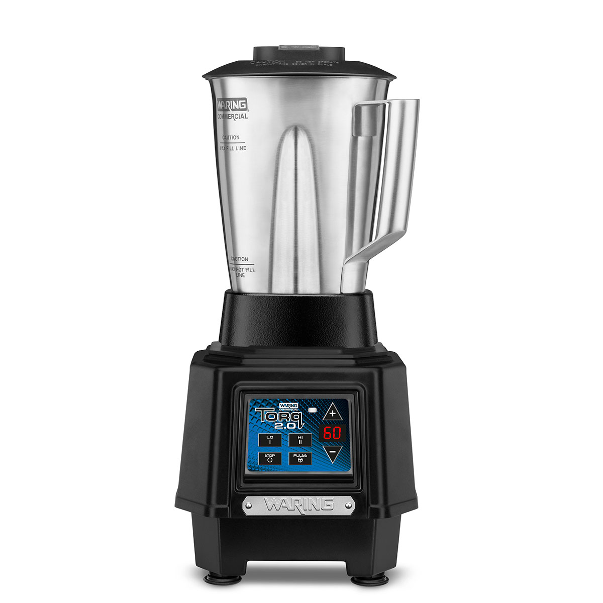 Torq 2.0 Blender with Electronic Touchpad Controls and Timer and 48 oz. Stainless Steel Jar