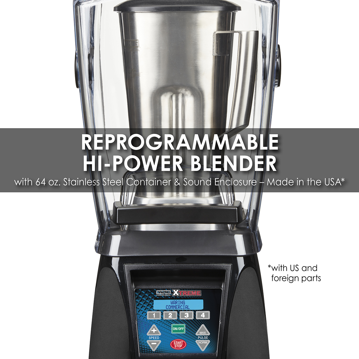 Xtreme Programmable Blender with 64 oz. Stainless Steel Container and Sound Enclosure Xtreme Programmable Blender with 64 oz. Stainless Steel Container and Sound Enclosure